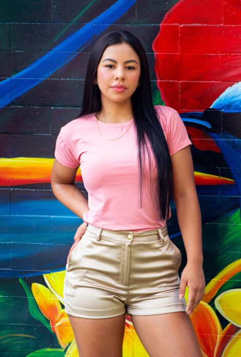 CAMISETA DE MUJER 180 GRAMOS