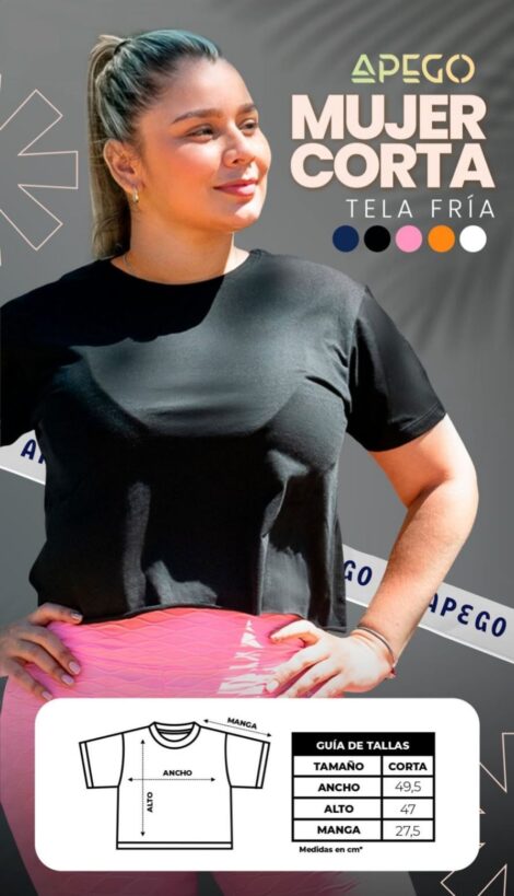 CAMISETA DE MUJER CORTA