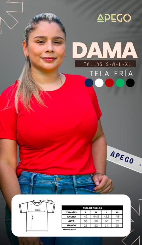 Camiseta de Mujer 200 Gramos